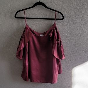 Wine colored tank top